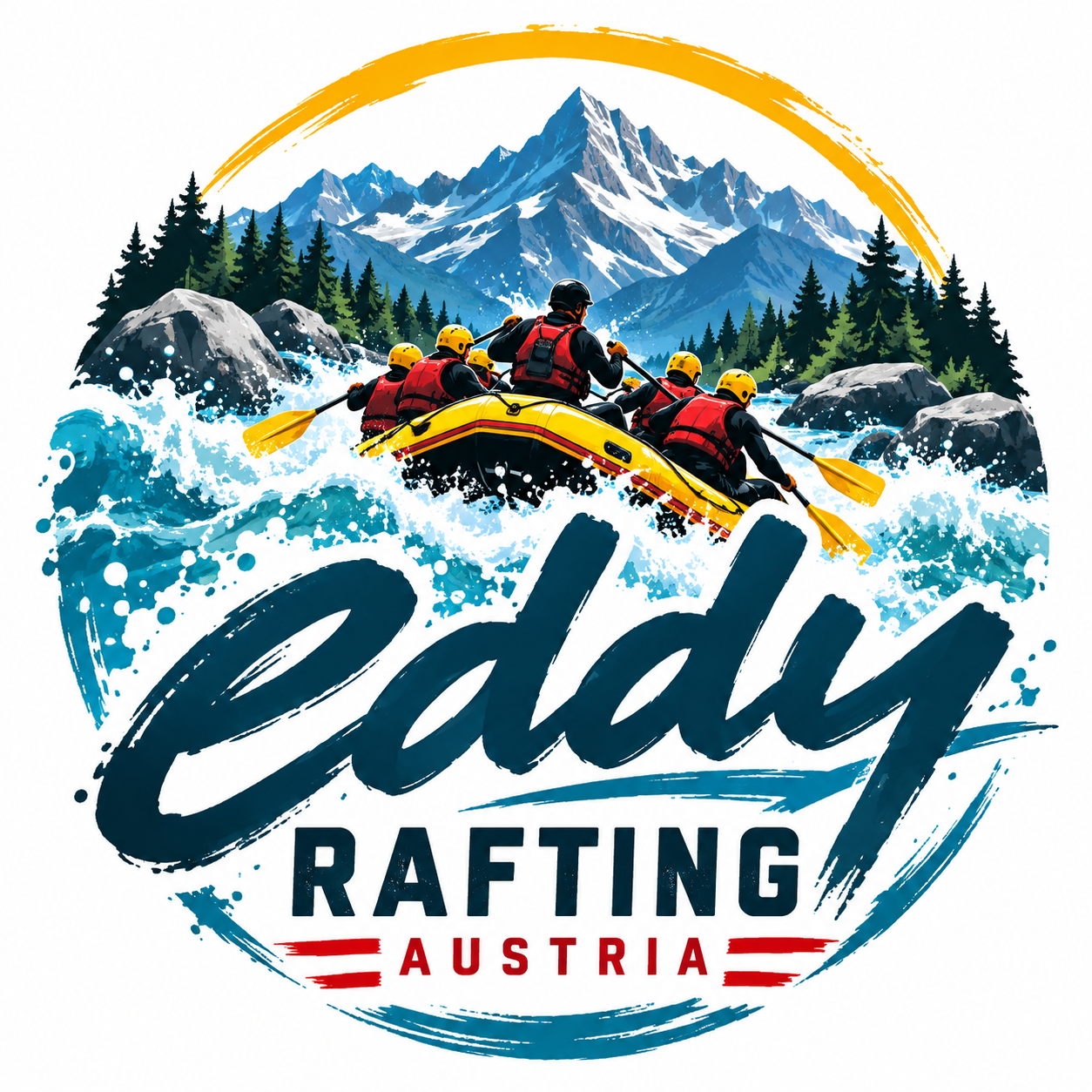 Eddy Rafting Österreich - Wildwasser Rafting auf der Isel